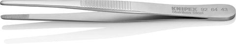 KNIPEX - 92 64 43 Tools - Precision Tweezers, Chrome (926443)