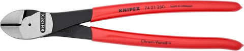 KNIPEX Tools KNIPEX 74 21 250 High Leverage Angled Diagonal Cutters