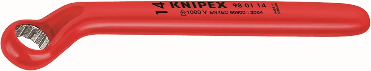 KNIPEX 98 01 12 1,000V Insulated 12 mm Offset Box Wrench