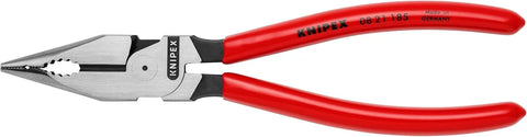 KNIPEX Tools 08 21 185 Needle-Nose Combination Pliers, 7-1/4" | bike-hand-tools