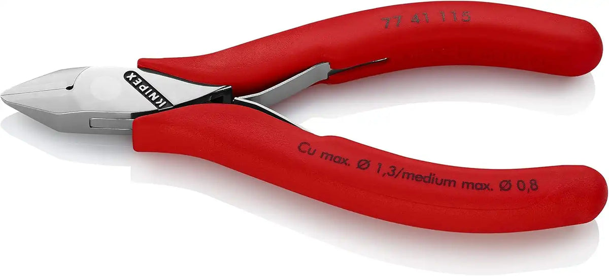Knipex Tools 77 41 115 Electronics Diagonal Cutting Nippers, 4.5"
