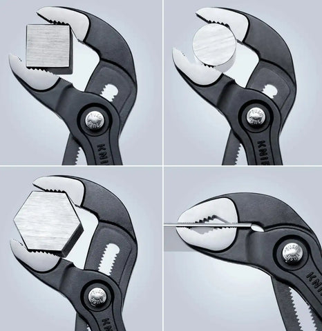 KNIPEX Tools 00 20 06 US1, Cobra Pliers 7, 10, and 12-Inch Set, 3-Piece