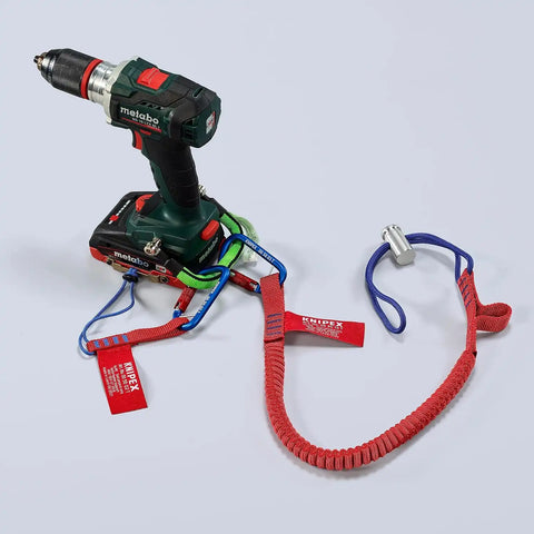 KNIPEX Tools 00 50 12 T BKA Tool Tethering Lanyard with Captive Eye Carabiner up to 13 lbs.