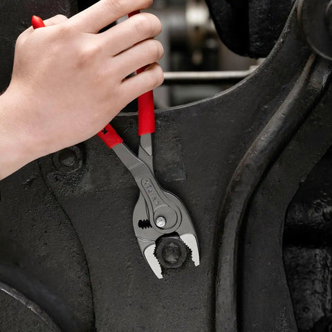 KNIPEX Tools 00 20 06 US4 3 Pc TwinGrip Pliers Set, Plastic Dipped (6", 8", 10") | bike-hand-tools